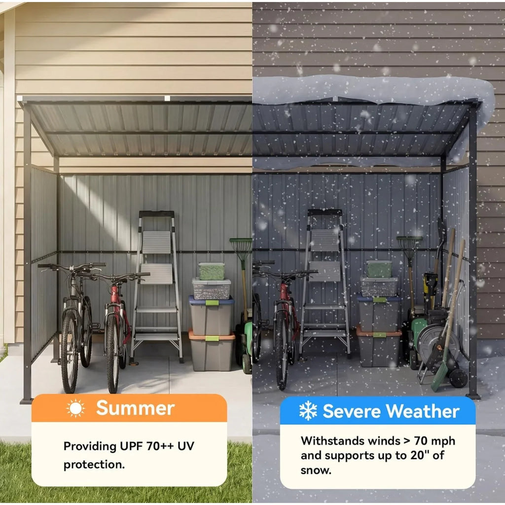6 × 6 FT Outdoor Metal Grill Gazebo for BBQ, Patio, Backyard and Deck