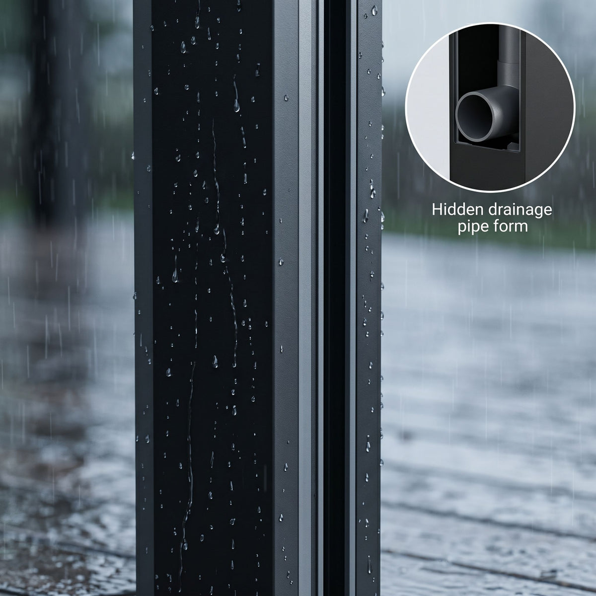 Waterproof Aluminum Bioclimatic Pergola with Motorized Automatic Louvers