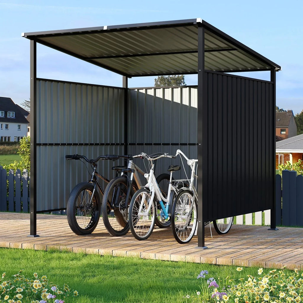 6 × 6 FT Outdoor Metal Grill Gazebo for BBQ, Patio, Backyard and Deck